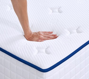 Sunrising Bedding 12 inch Natural Latex & Gel Infused Memory Foam Mattress, Sleep Cooling Medium Firm, Non-Toxic & Without Fiberglass, No Chemical Smell, Assembled in USA, Certipur-US,120 Night Trial, 20 Year Warranty